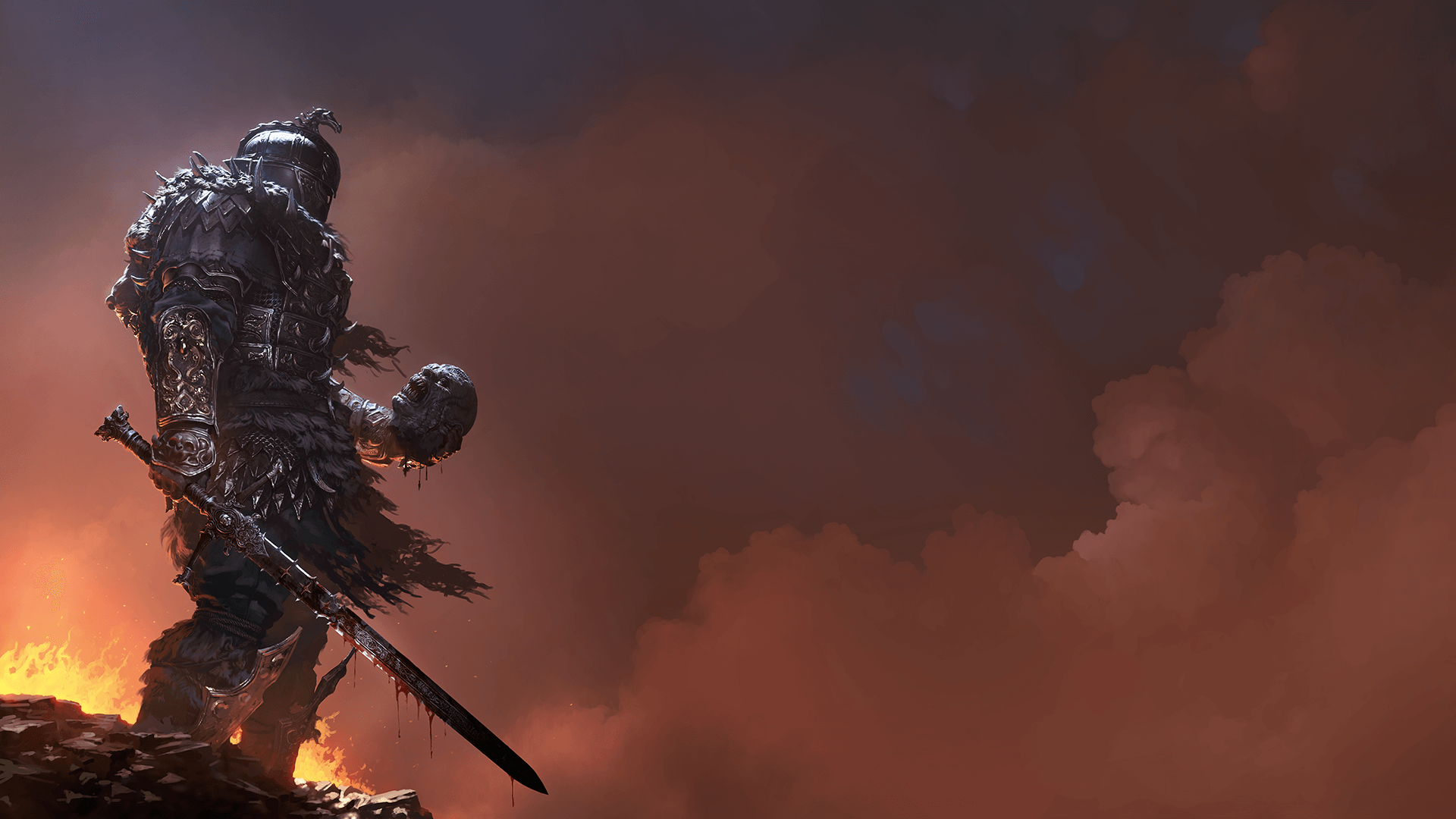 Official Fatekeeper key art with a dark knight